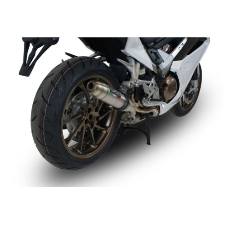 Scarico GPR Deeptone Inox per Honda Vfr 800 F dal 2014 al 2016 omologato