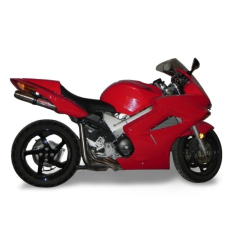 Scarico GPR Deeptone Inox per Honda Vfr 800 V-Tec dal 2002 al 2013 omologato