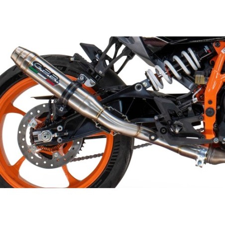 Scarico GPR Deeptone Inox per Husqvarna Svartpilen 250 dal 2024 al 2025 omologato