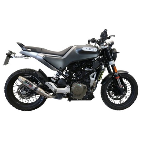Scarico GPR Deeptone Inox per Husqvarna Svartpilen 401 dal 2021 al 2023 omologato
