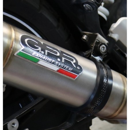 Scarico GPR Deeptone Inox per Husqvarna Svartpilen 401 dal 2021 al 2023 omologato