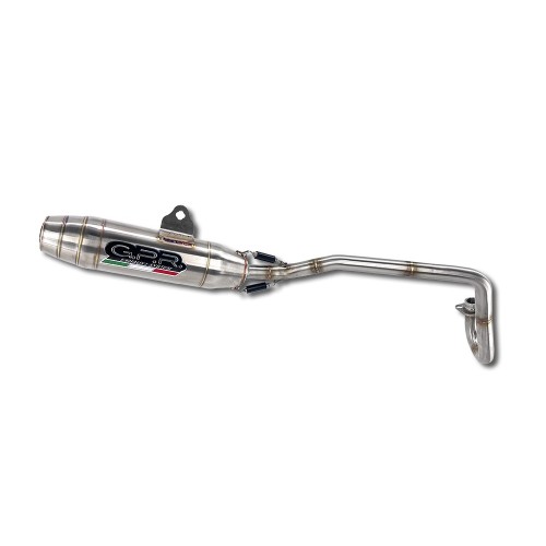 Scarico GPR Deeptone Inox per Kawasaki KLX 110 / 110 L dal 2003 al 2025 racing