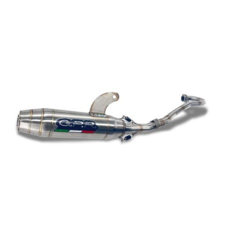 Scarico GPR Deeptone Inox per Kawasaki KLX 140R L dal 2022 al 2025 racing