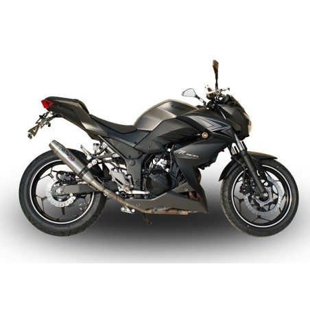 Scarico GPR Deeptone Inox per Kawasaki Z 300 dal 2014 al 2017 racing