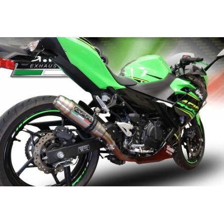 Scarico GPR Deeptone Inox per Kawasaki Ninja 400 dal 2023 al 2025 omologato