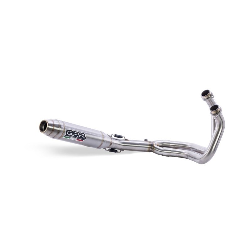 Scarico GPR Deeptone Inox per Kawasaki Z 400 dal 2018 al 2022 racing