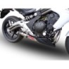 Scarico GPR Deeptone Inox per Kawasaki Er 6 N - F dal 2012 al 2016 omologato