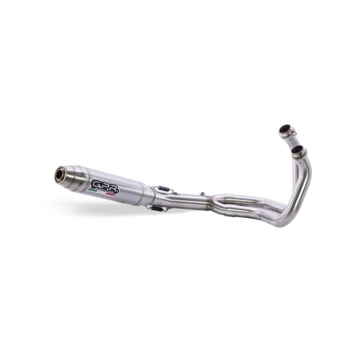 Scarico GPR Deeptone Inox per Kawasaki Ninja 650 dal 2017 al 2020 racing