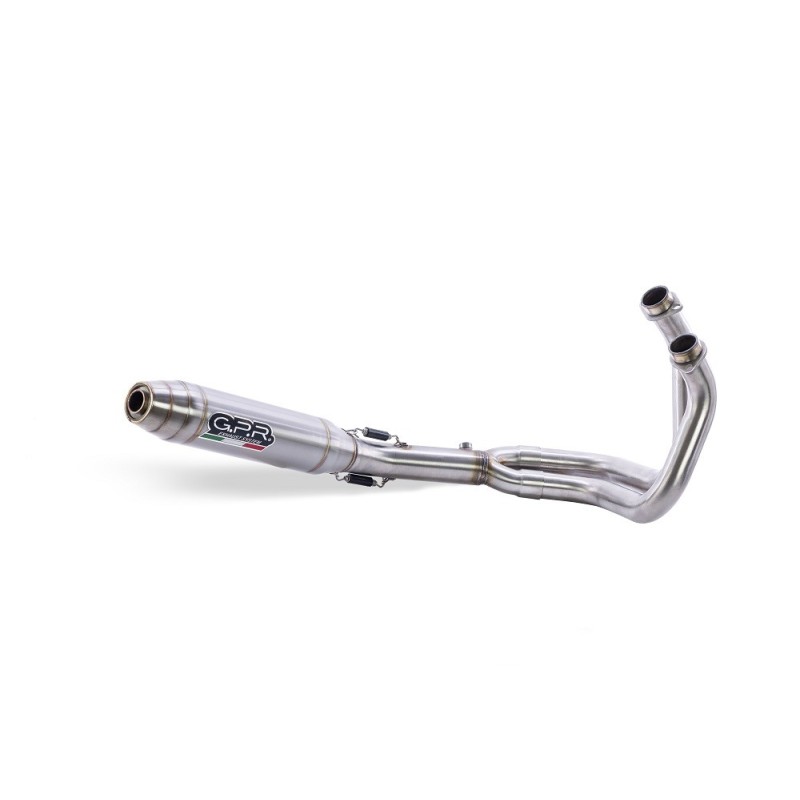 Scarico GPR Deeptone Inox per Kawasaki Ninja 650 dal 2017 al 2020 racing