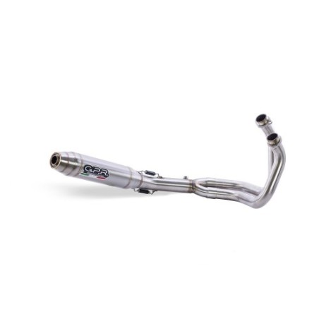 Scarico GPR Deeptone Inox per Kawasaki Versys 650 dal 2021 al 2022 racing