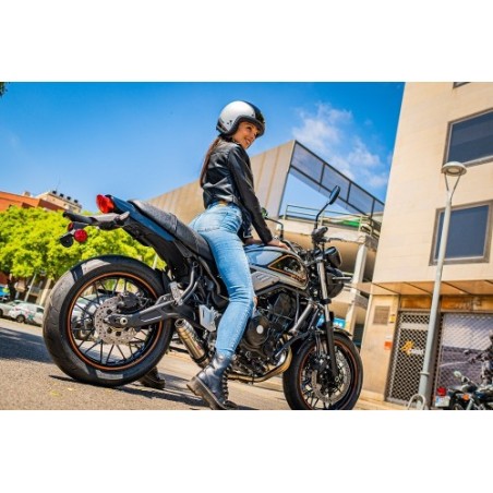 Scarico GPR Deeptone Inox per Kawasaki Z 650 RS dal 2021 al 2023 omologato