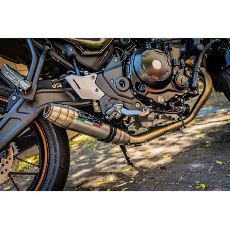 Scarico GPR Deeptone Inox per Kawasaki Z 650 RS dal 2021 al 2023 racing