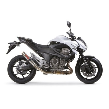 Scarico GPR Deeptone Inox per Kawasaki Z 800 E dal 2009 al 2016 omologato