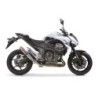 Scarico GPR Deeptone Inox per Kawasaki Z 800 E dal 2009 al 2016 omologato