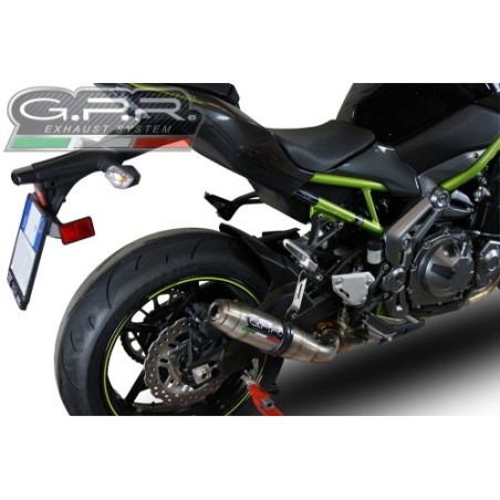 Scarico GPR Deeptone Inox per Kawasaki Z 900 dal 2017 al 2019 omologato