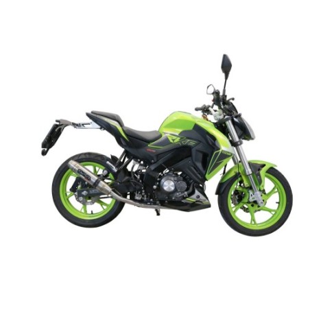 Scarico GPR Deeptone Inox per Keeway Rkf 125 dal 2021 al 2023 omologato