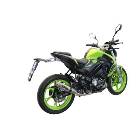Scarico GPR Deeptone Inox per Keeway Rkf 125 dal 2021 al 2023 omologato