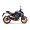 Scarico GPR Deeptone Inox per KTM Duke 125 dal 2024 al 2025 omologato