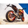 Scarico GPR Deeptone Inox per KTM Rc 125 dal 2017 al 2020 racing