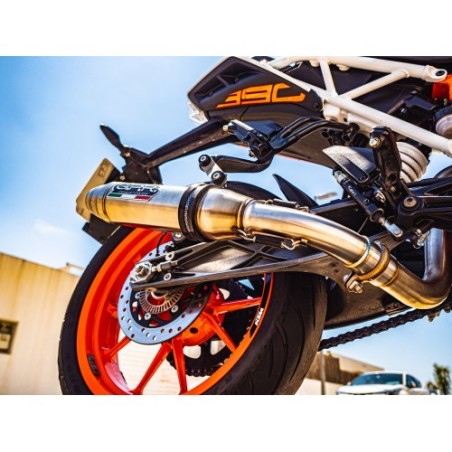 Scarico GPR Deeptone Inox per KTM Rc 125 dal 2017 al 2020 racing