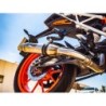 Scarico GPR Deeptone Inox per KTM Rc 125 dal 2017 al 2020 racing