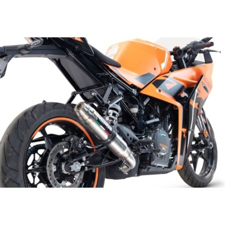 Scarico GPR Deeptone Inox per KTM Rc 125 dal 2021 al 2024 racing
