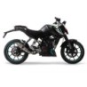 Scarico GPR Deeptone Inox per KTM Duke 200 dal 2012 al 2020 omologato