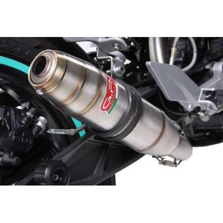 Scarico GPR Deeptone Inox per KTM Duke 200 dal 2012 al 2020 omologato