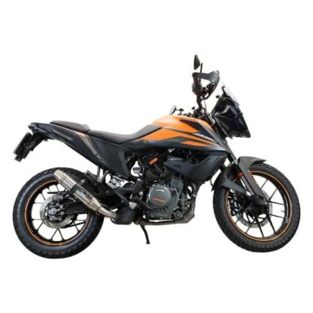 Scarico GPR Deeptone Inox per KTM Adventure 250 dal 2020 al 2024 omologato