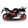 Scarico GPR Deeptone Inox per KTM Rc 390 dal 2015 al 2016 racing