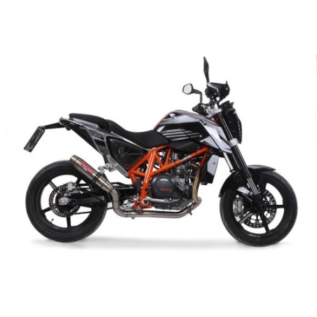 Scarico GPR Deeptone Inox per KTM Duke 690 dal 2017 al 2020 omologato