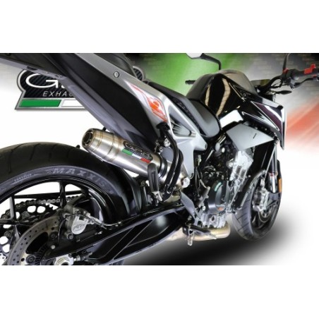 Scarico GPR Deeptone Inox per KTM Duke 790 dal 2017 al 2020 omologato