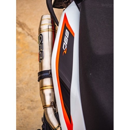 Scarico GPR Deeptone Inox per KTM Duke 890 dal 2021 al 2024 racing