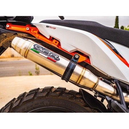 Scarico GPR Deeptone Inox per KTM SMT 890 dal 2023 al 2024 omologato