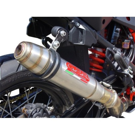 Scarico GPR Deeptone Inox per KTM Lc 8 Adventure 1190 dal 2013 al 2016 racing
