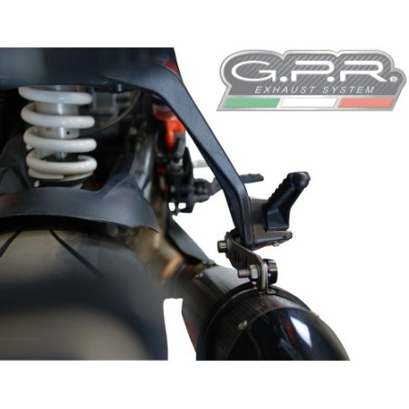 Scarico GPR Deeptone Inox per KTM Super Duke 1290 R dal 2014 al 2016 omologato