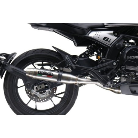 Scarico GPR Deeptone Inox per Moto Morini Seiemmezzo Scr dal 2022 al 2024 omologato