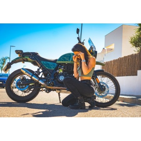 Scarico GPR Deeptone Inox per Royal Enfield Himalayan 410 DIAM 42.5 dal 2017 al 2020 racing