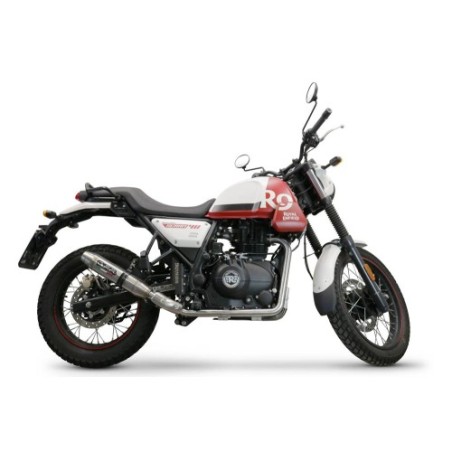 Scarico GPR Deeptone Inox per Royal Enfield Scram 411 dal 2022 al 2024 racing