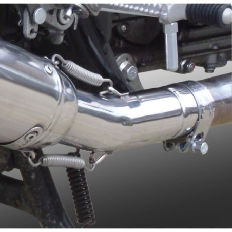 Scarico GPR Deeptone Inox per Royal Enfield Continental GT 535 dal 2014 al 2016 omologato