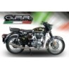 Scarico GPR Deeptone Inox per Royal Enfield Continental GT 535 dal 2014 al 2016 racing