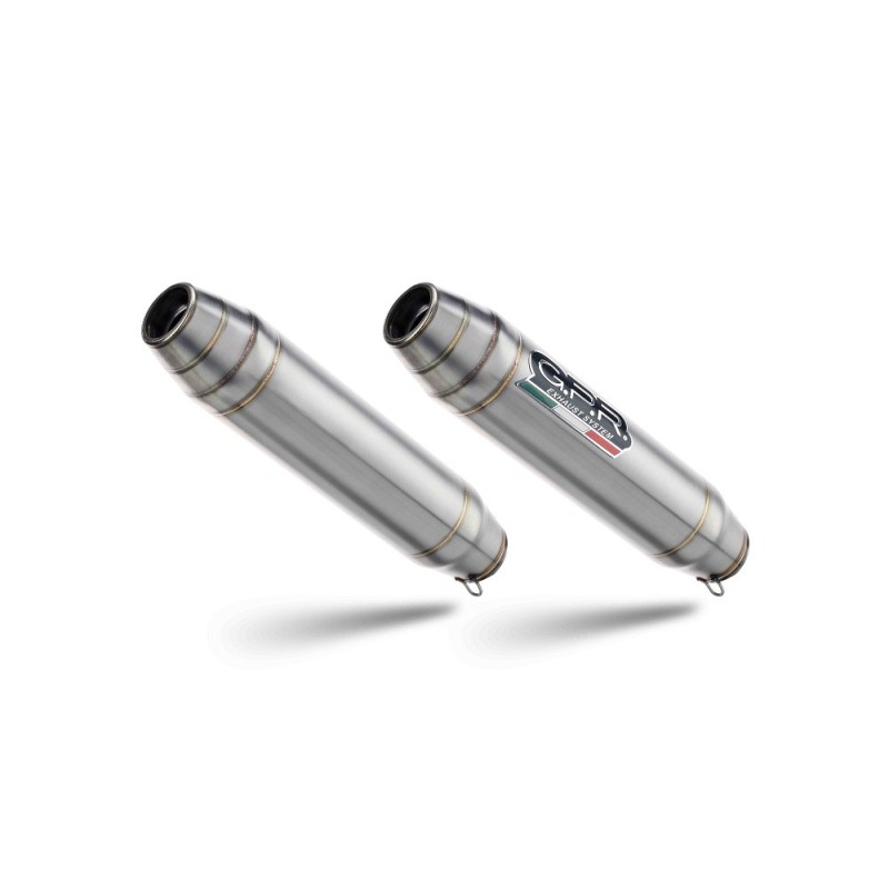 Scarico GPR Deeptone Inox per Royal Enfield Continental 650 dal 2019 al 2020 racing