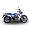 Scarico GPR Deeptone Inox per SUZUKI Rv 125 Van Van dal 2003 al 2017 omologato