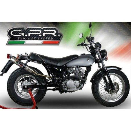 Scarico GPR Deeptone Inox per SUZUKI Rv 200 Van Van dal 2016 al 2017 omologato
