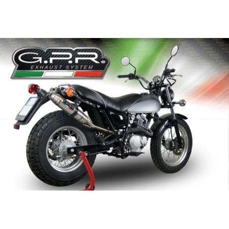 Scarico GPR Deeptone Inox per SUZUKI Rv 200 Van Van dal 2016 al 2017 omologato