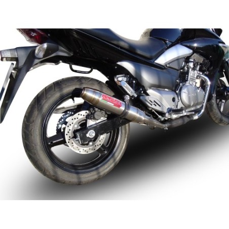 Scarico GPR Deeptone Inox per SUZUKI Gw 250 F Inazuma dal 2012 al 2017 racing