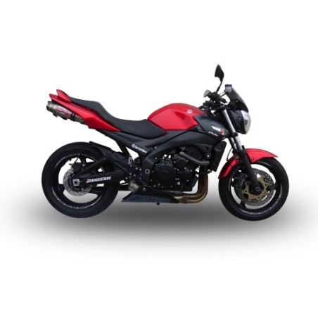 Scarico GPR Deeptone Inox per SUZUKI Gsr 600 dal 2006 al 2011 omologato