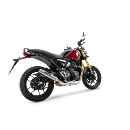 Scarico GPR Deeptone Inox per Triumph Speed 400 dal 2023 al 2025 omologato
