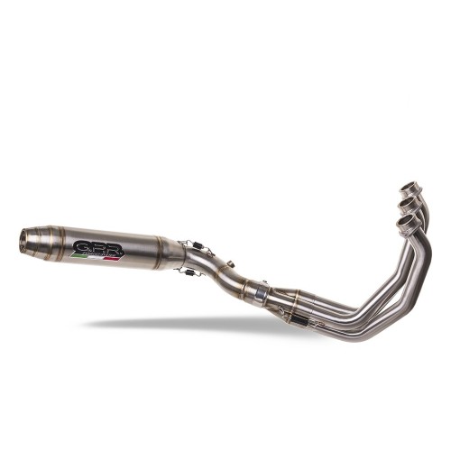 Scarico GPR Deeptone Inox per Triumph Tiger Sport 660 dal 2022 al 2024 racing
