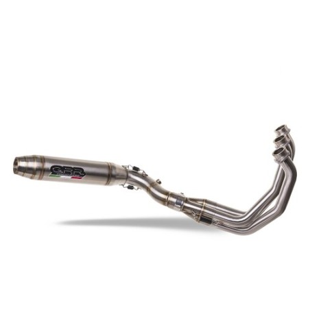 Scarico GPR Deeptone Inox per Triumph Tiger Sport 660 dal 2022 al 2024 racing